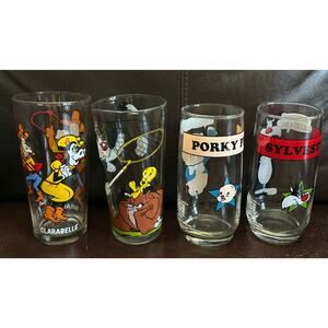 Porky Sylvester Tweety Horace Clarabelle Drinking Glass Pepsi Collector Series
